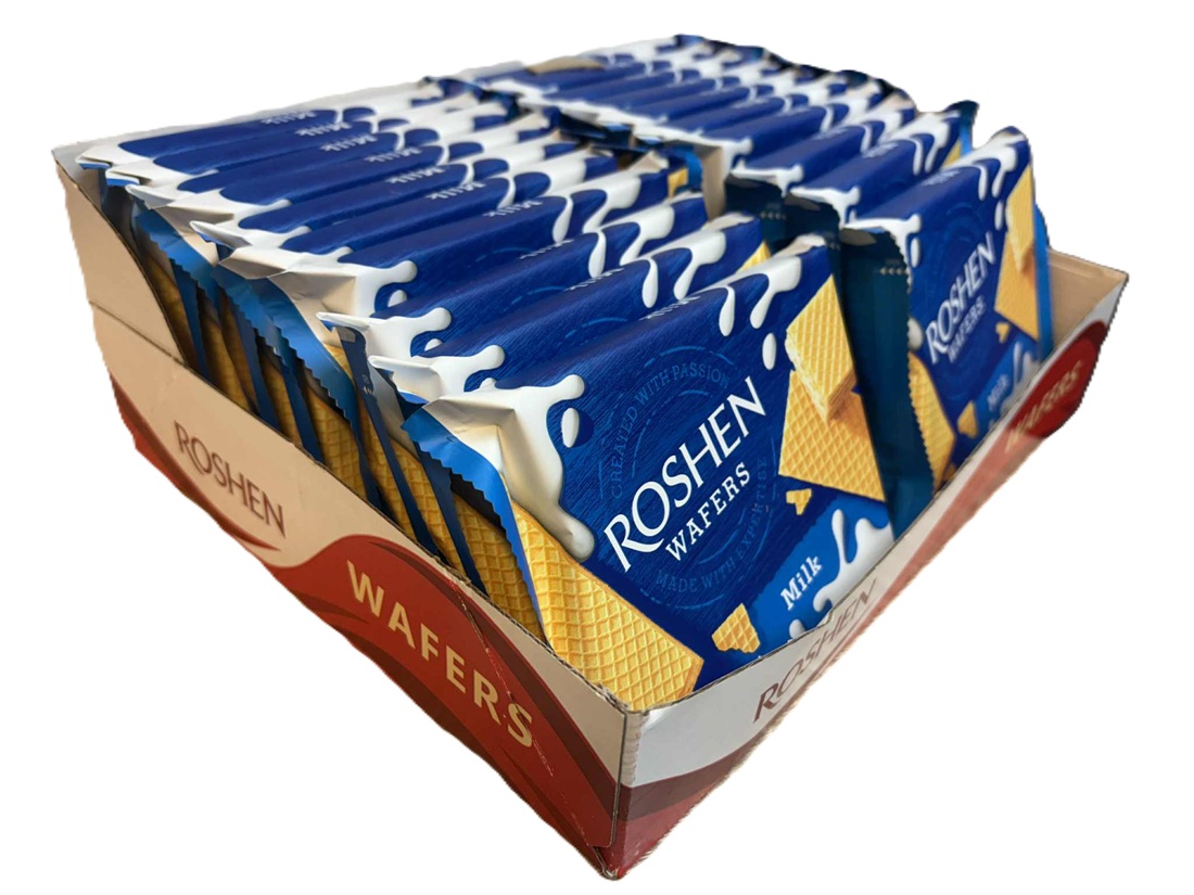 ROSHEN Wafers Milk 72g karton